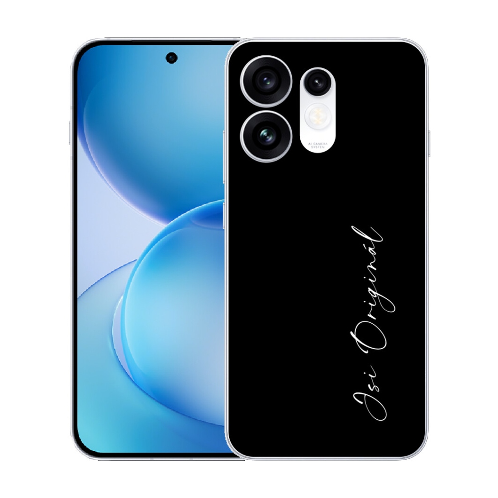 Gélový kryt mmCase na Oppo Reno 16 5G - si originál čierne pozadie