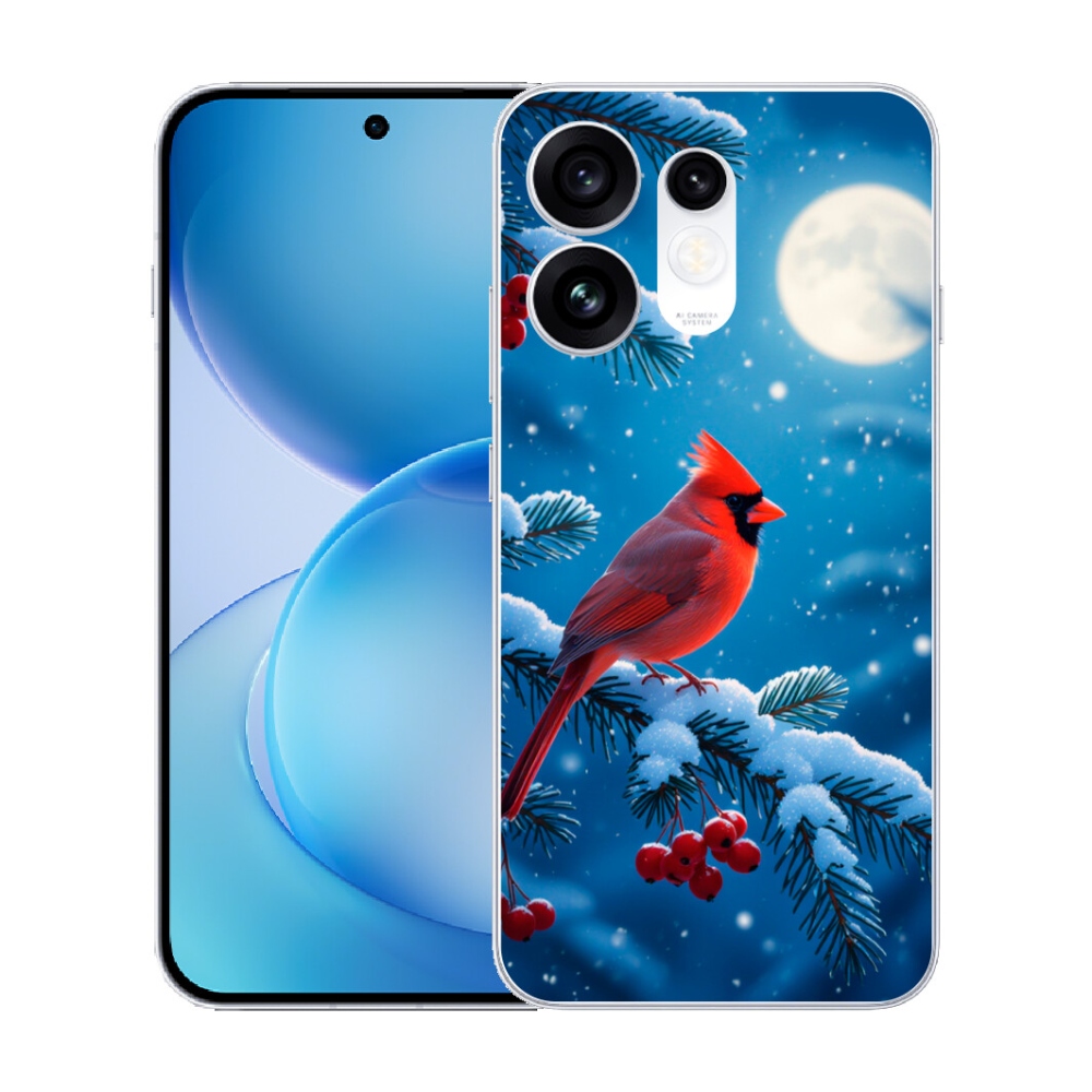 Gélový kryt mmCase na Oppo Reno 16 5G - kardinál červený