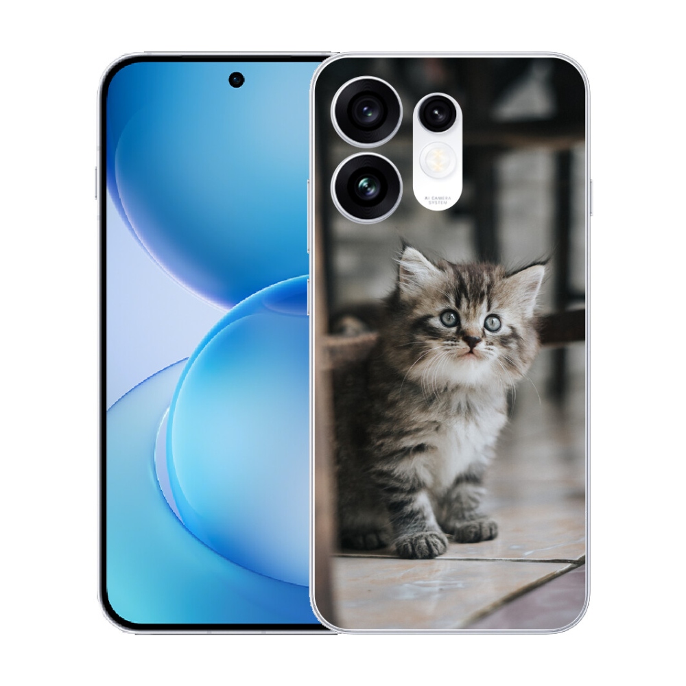 Gélový kryt mmCase na Oppo Reno 16 5G - mačiatko