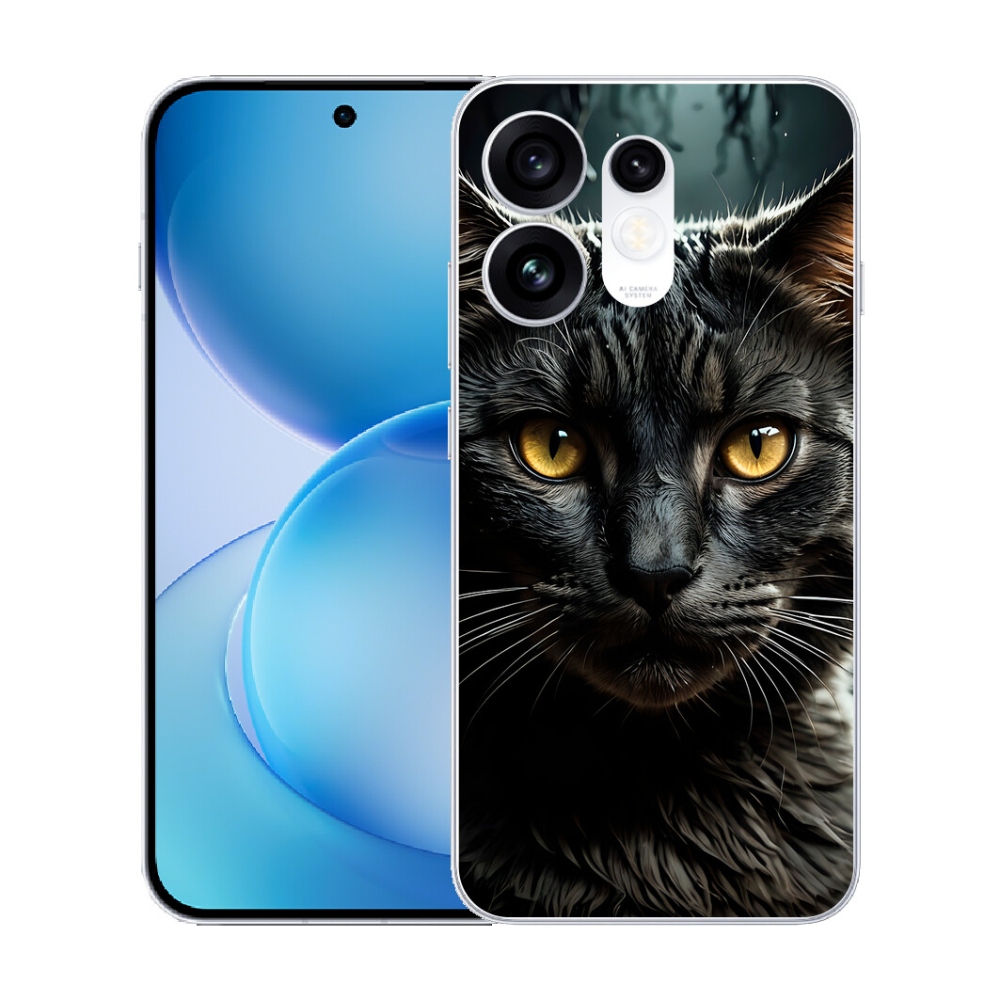 Gélový kryt mmCase na Oppo Reno 16 5G - mačacie pohľad 3