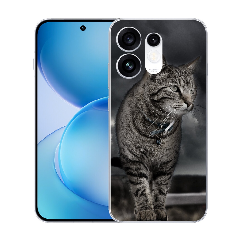 Gélový kryt mmCase na Oppo Reno 16 5G - mačka