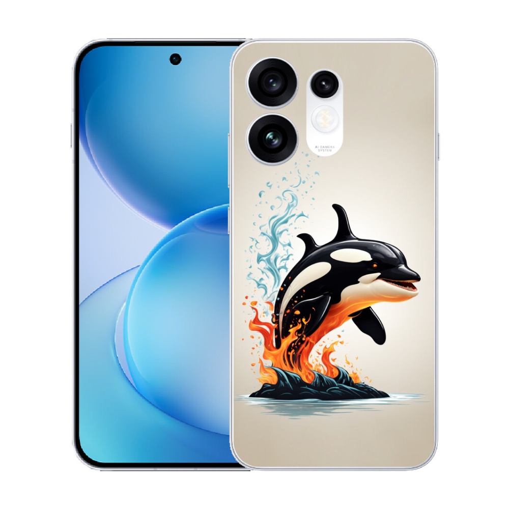 Gélový kryt mmCase na Oppo Reno 16 5G - kosatka