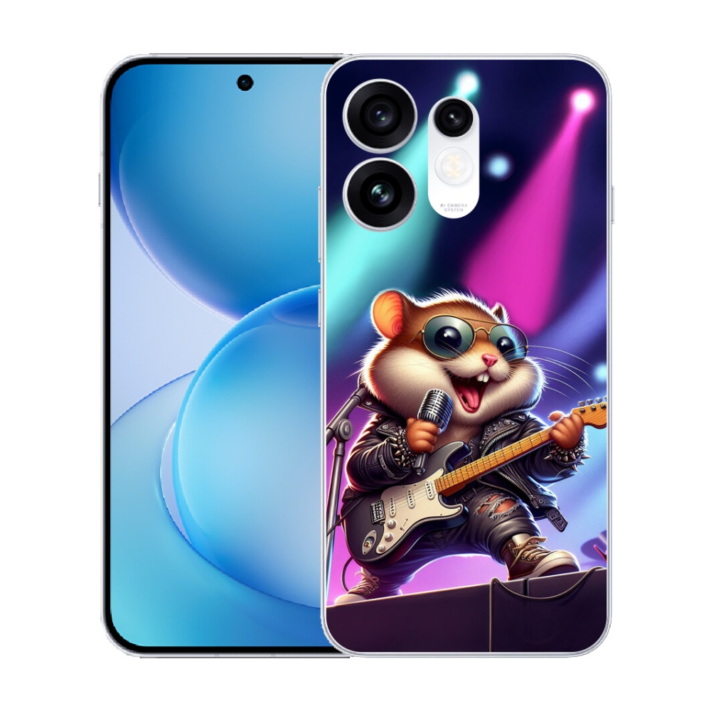 Gélový kryt mmCase na Oppo Reno 16 5G - škrečok rocker