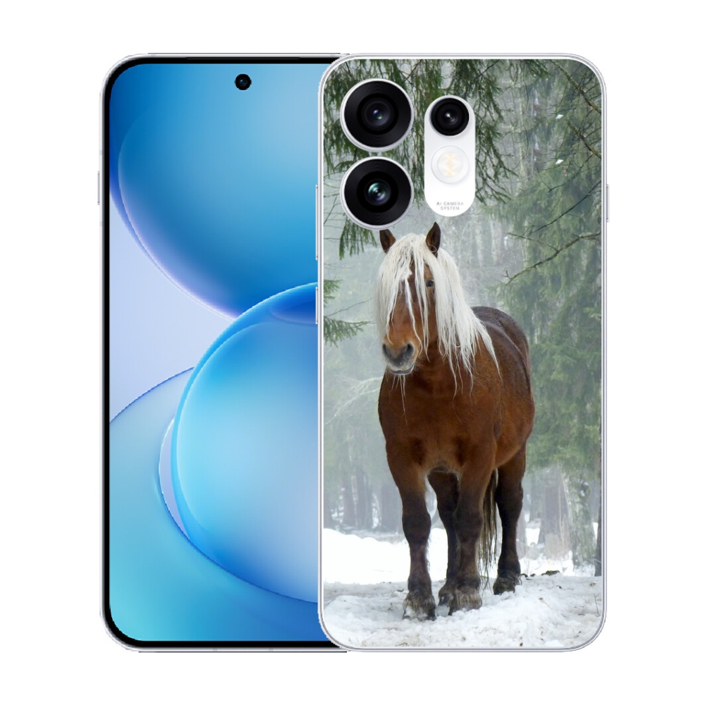 Gélový kryt mmCase na Oppo Reno 16 5G - kôň v lese