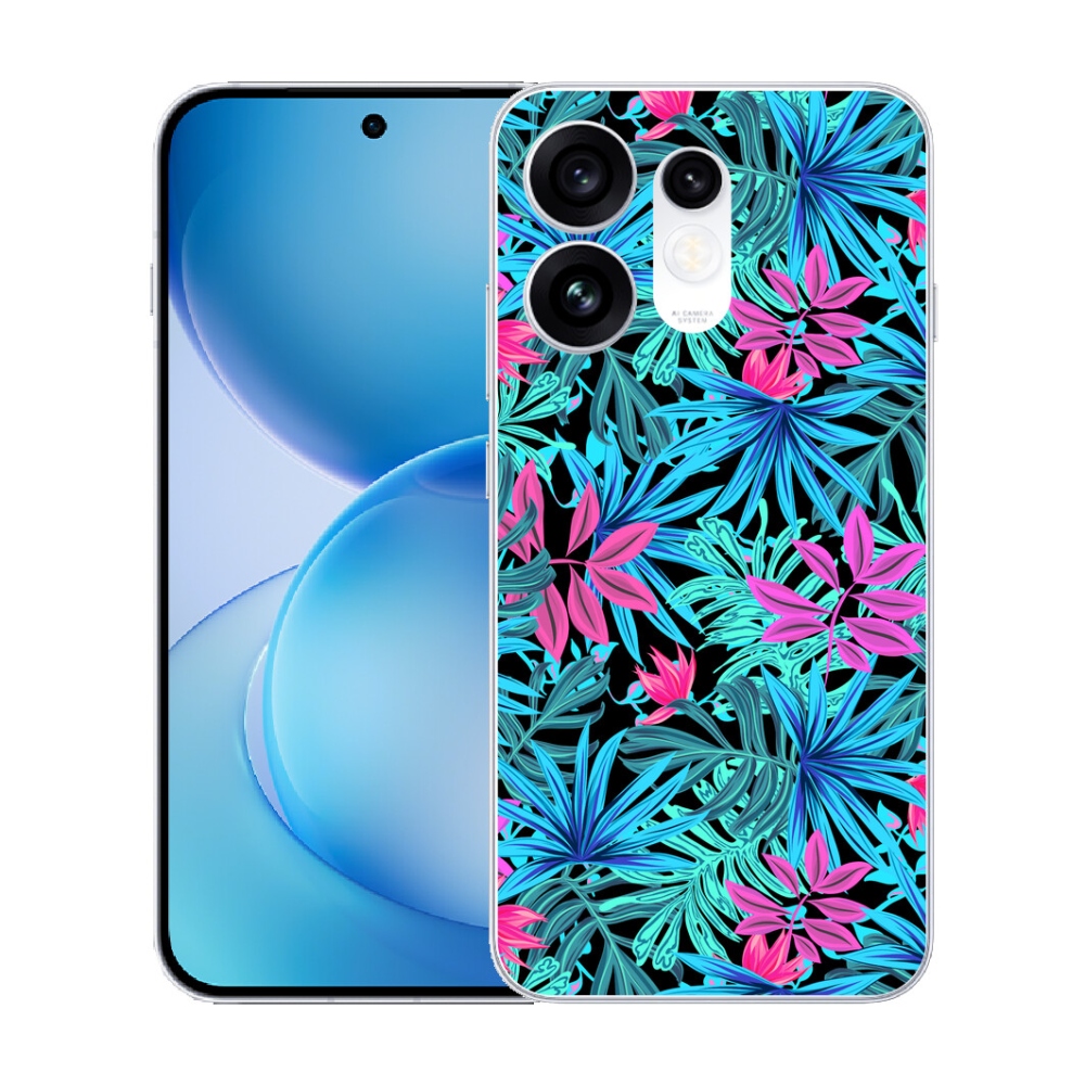 Gélový kryt mmCase na Oppo Reno 16 5G - kvety 3