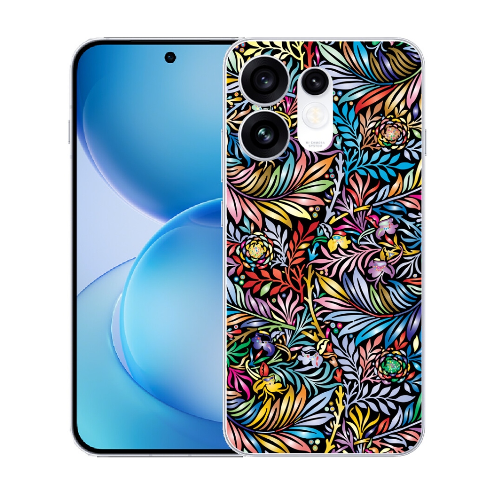 Gélový kryt mmCase na Oppo Reno 16 5G - kvety 5