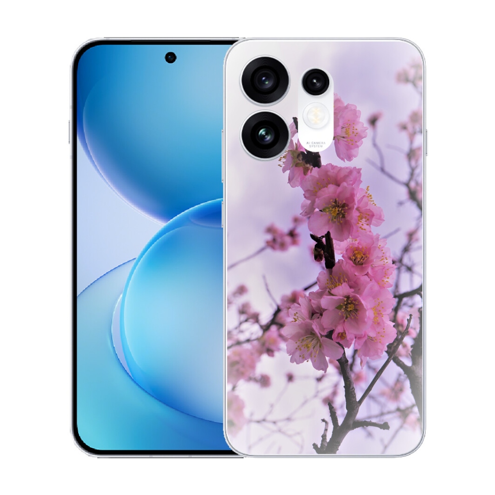 Gélový kryt mmCase na Oppo Reno 16 5G - kvety 7