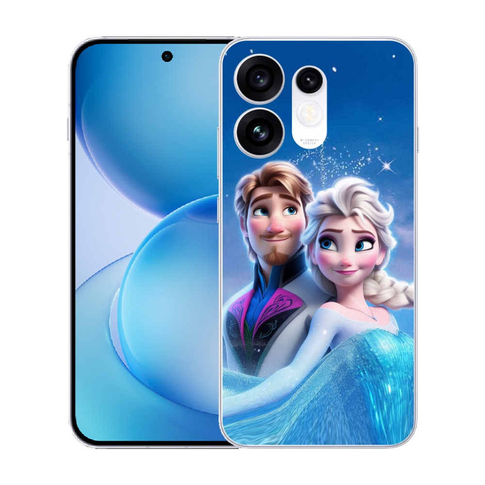 Gélový kryt mmCase na Oppo Reno 16 5G - ľadové kráľovstvo 1