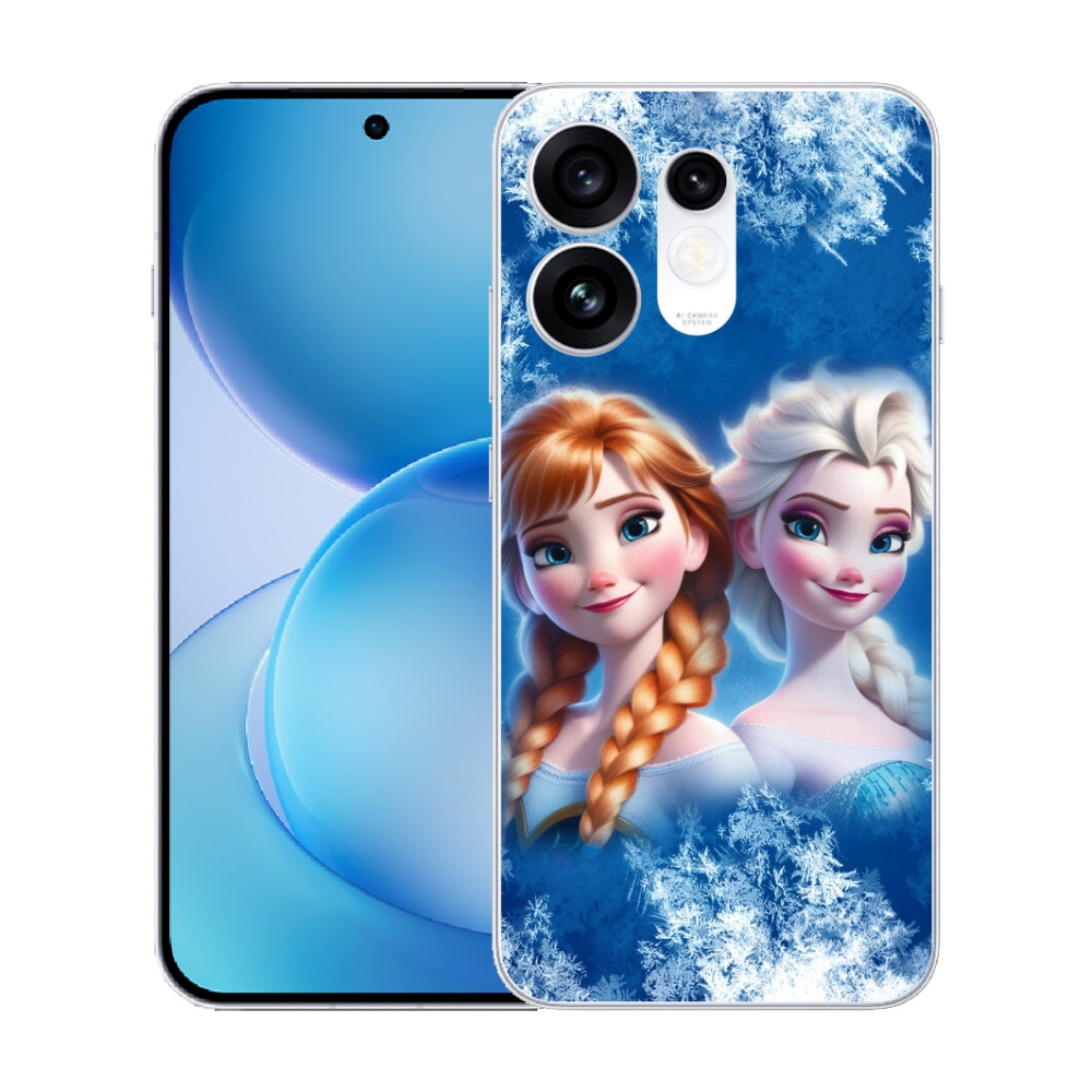 Gélový kryt mmCase na Oppo Reno 16 5G - ľadové kráľovstvo 2