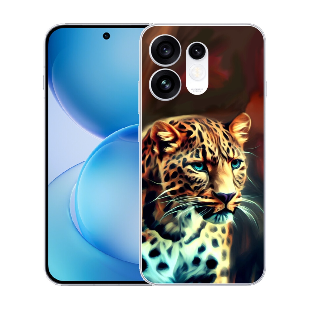 Gélový kryt mmCase na Oppo Reno 16 5G - leopard