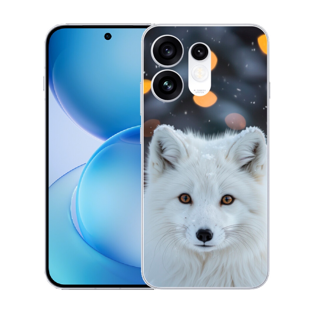 Gélový kryt mmCase na Oppo Reno 16 5G - líška polárna