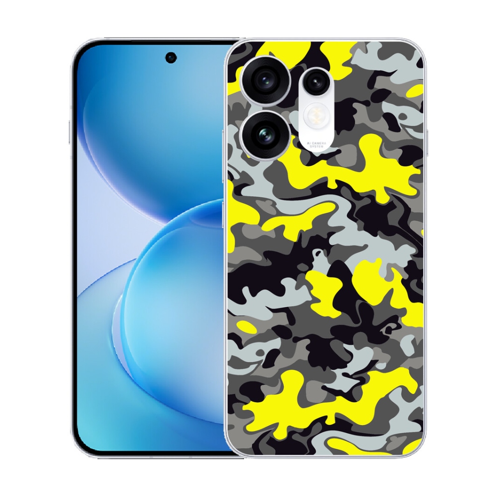 Gélový kryt mmCase na Oppo Reno 16 5G - maskáčový vzor 6