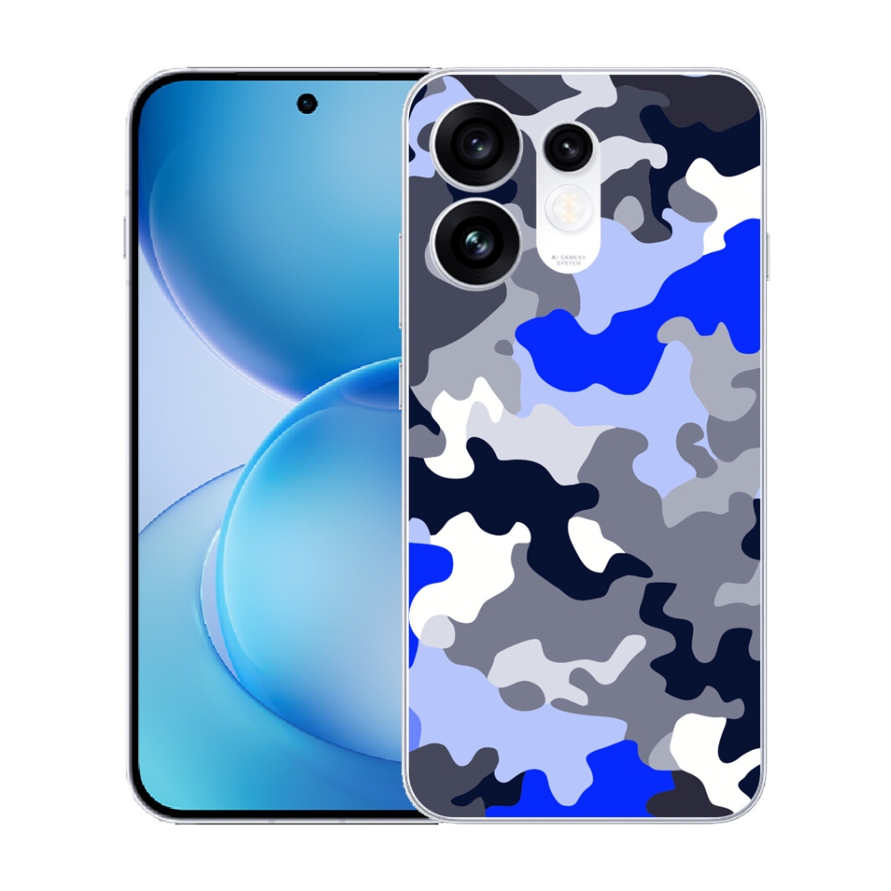 Gélový kryt mmCase na Oppo Reno 16 5G - maskáčový vzor 8