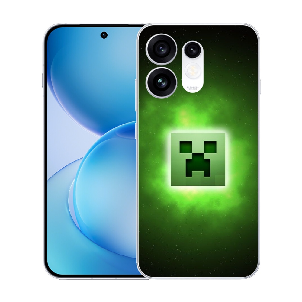 Gélový kryt mmCase na Oppo Reno 16 5G - minecraft