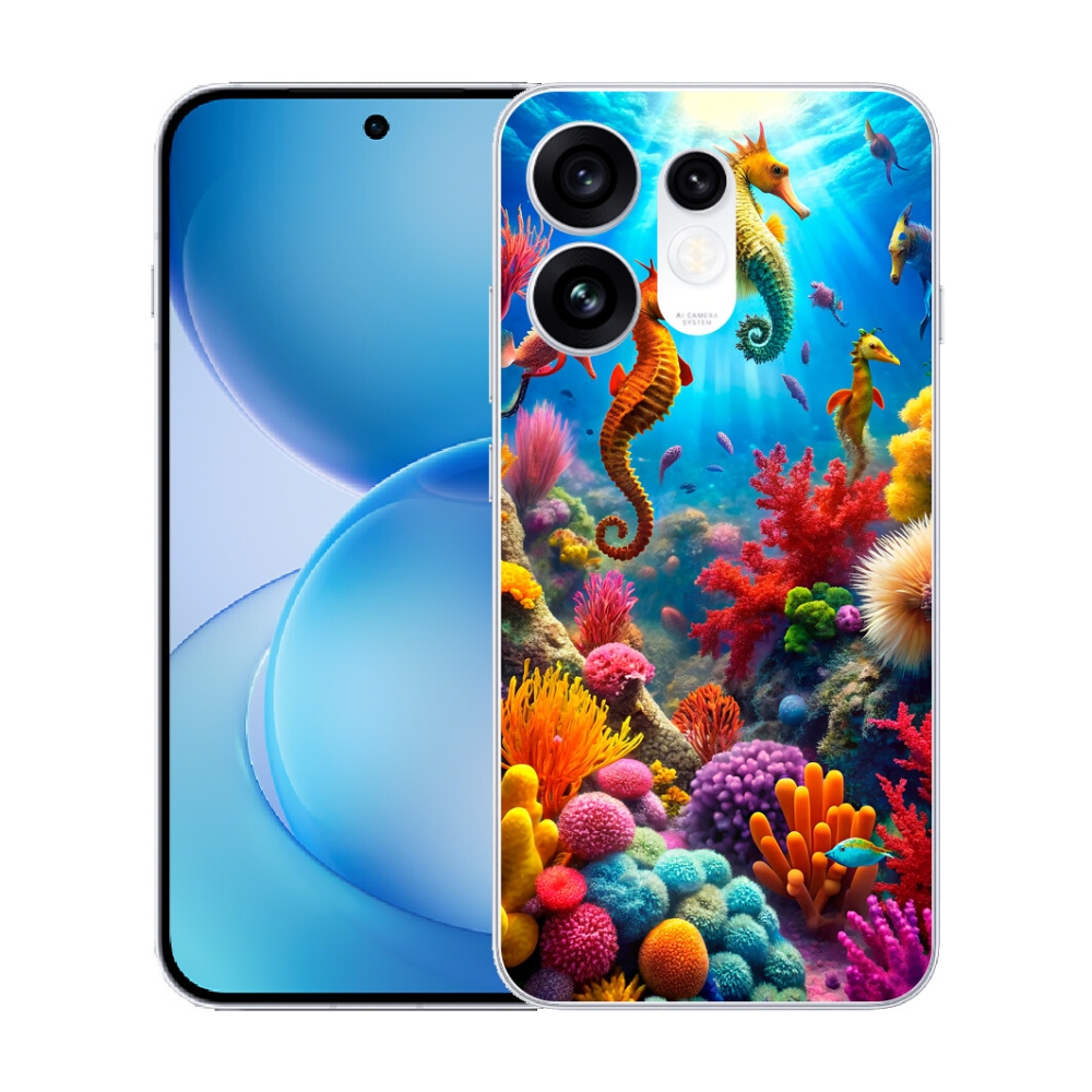Gélový kryt mmCase na Oppo Reno 16 5G - morský svet 3