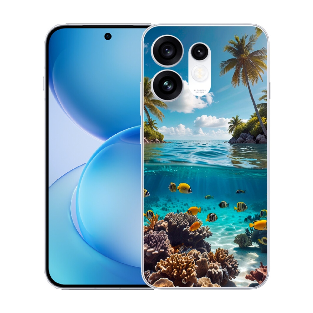 Gélový kryt mmCase na Oppo Reno 16 5G - morský svet 4