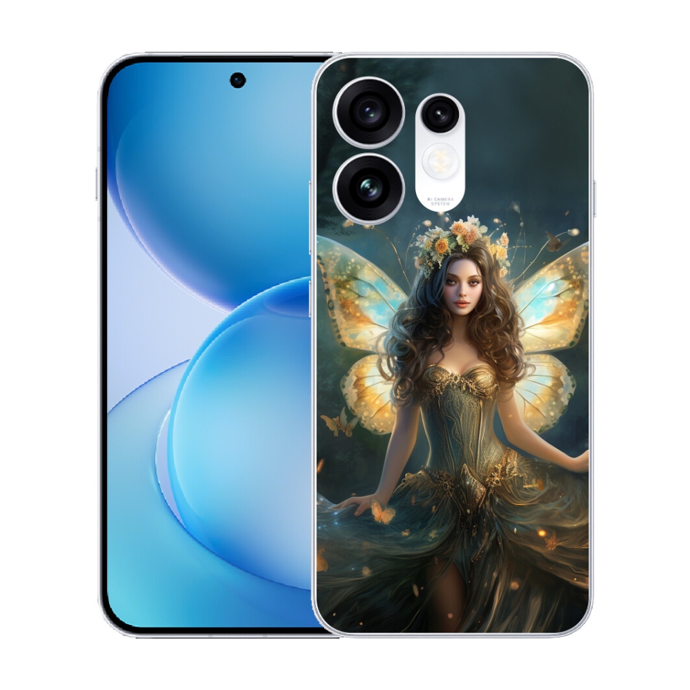 Gélový kryt mmCase na Oppo Reno 16 5G - motýlia žena