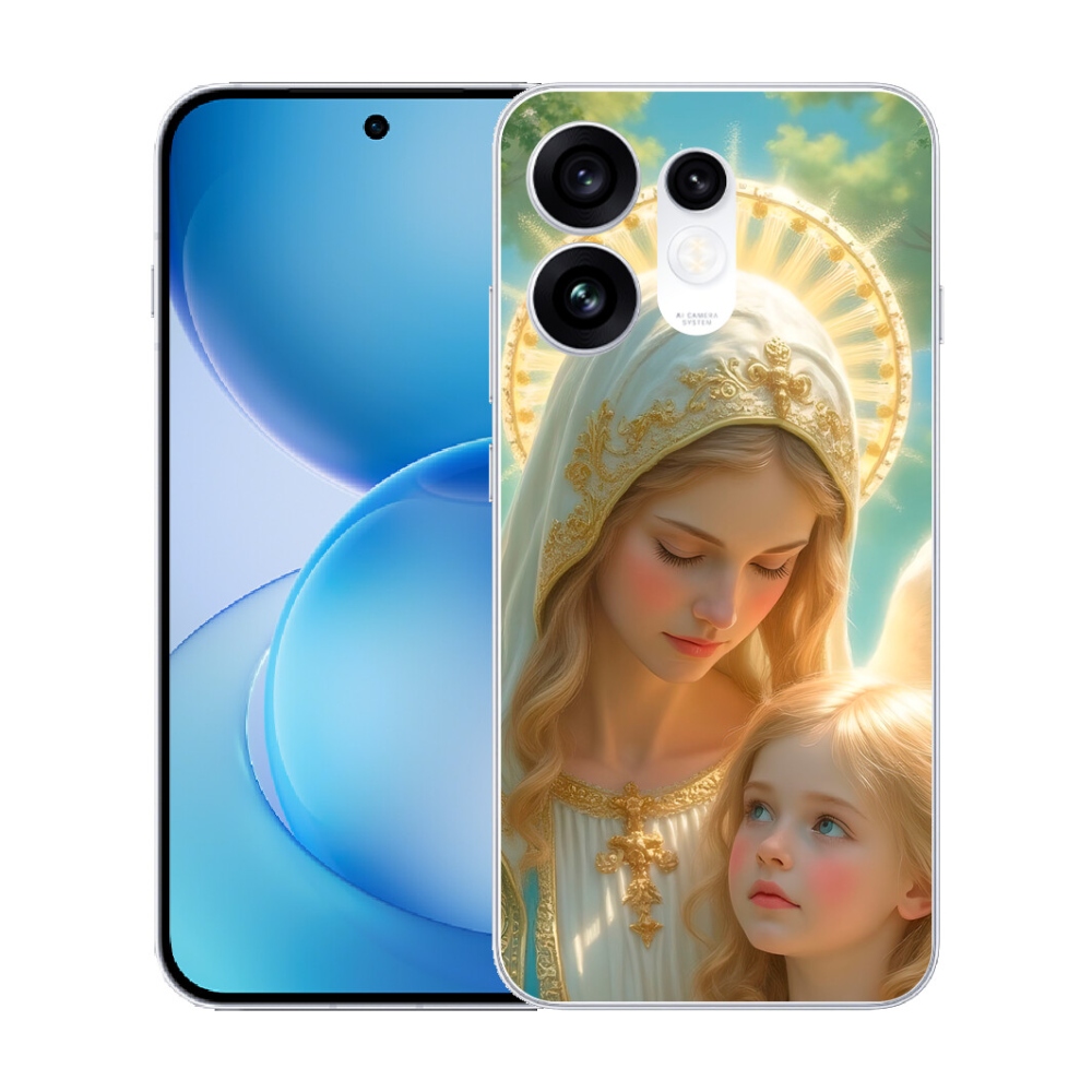 Gélový kryt mmCase na Oppo Reno 16 5G - náboženský motív 2