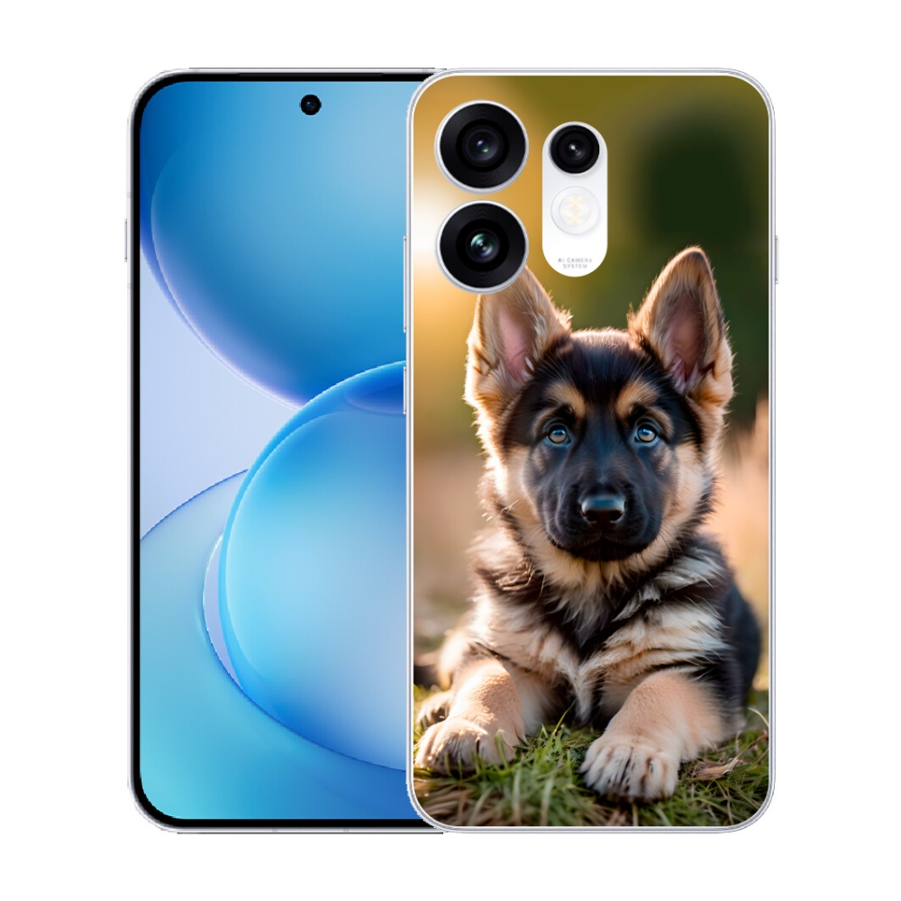 Gélový kryt mmCase na Oppo Reno 16 5G - nemecký ovčiak v prírode