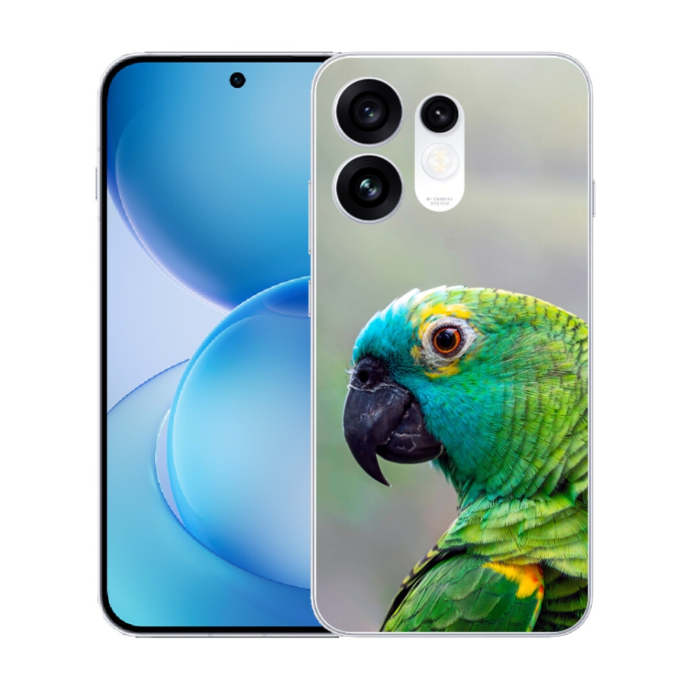 Gélový kryt mmCase na Oppo Reno 16 5G - papagáj amazoňan