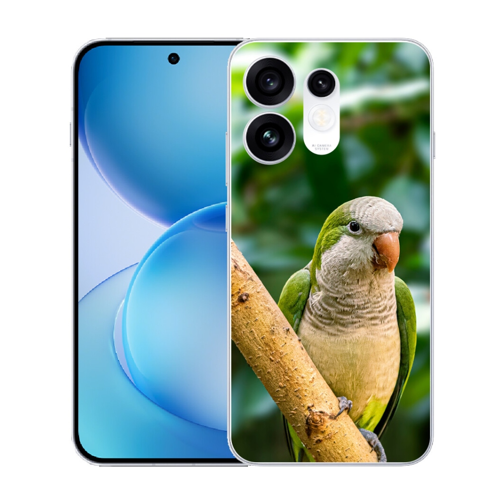 Gélový kryt mmCase na Oppo Reno 16 5G - papagáj mníšok