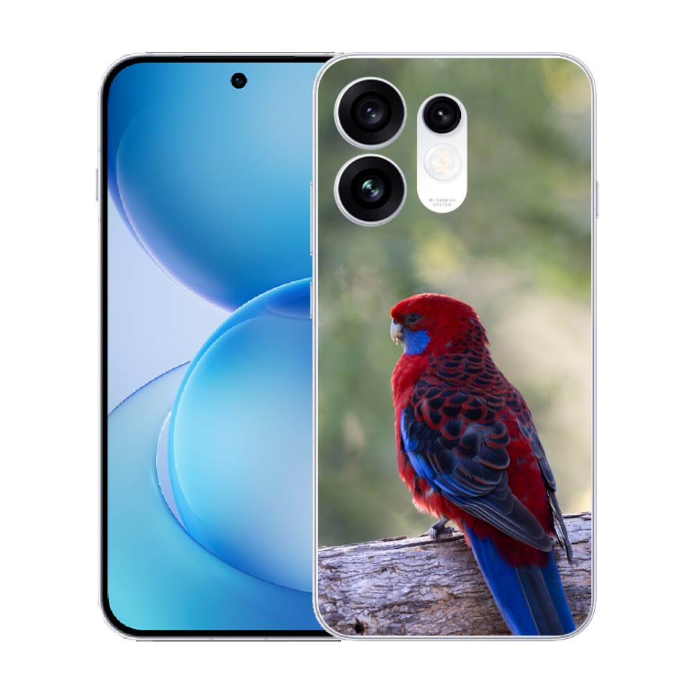 Gélový kryt mmCase na Oppo Reno 16 5G - papagáj rosela