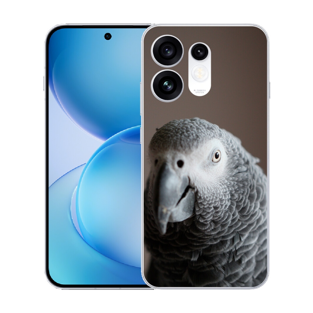 Gélový kryt mmCase na Oppo Reno 16 5G - papagáj žako 2