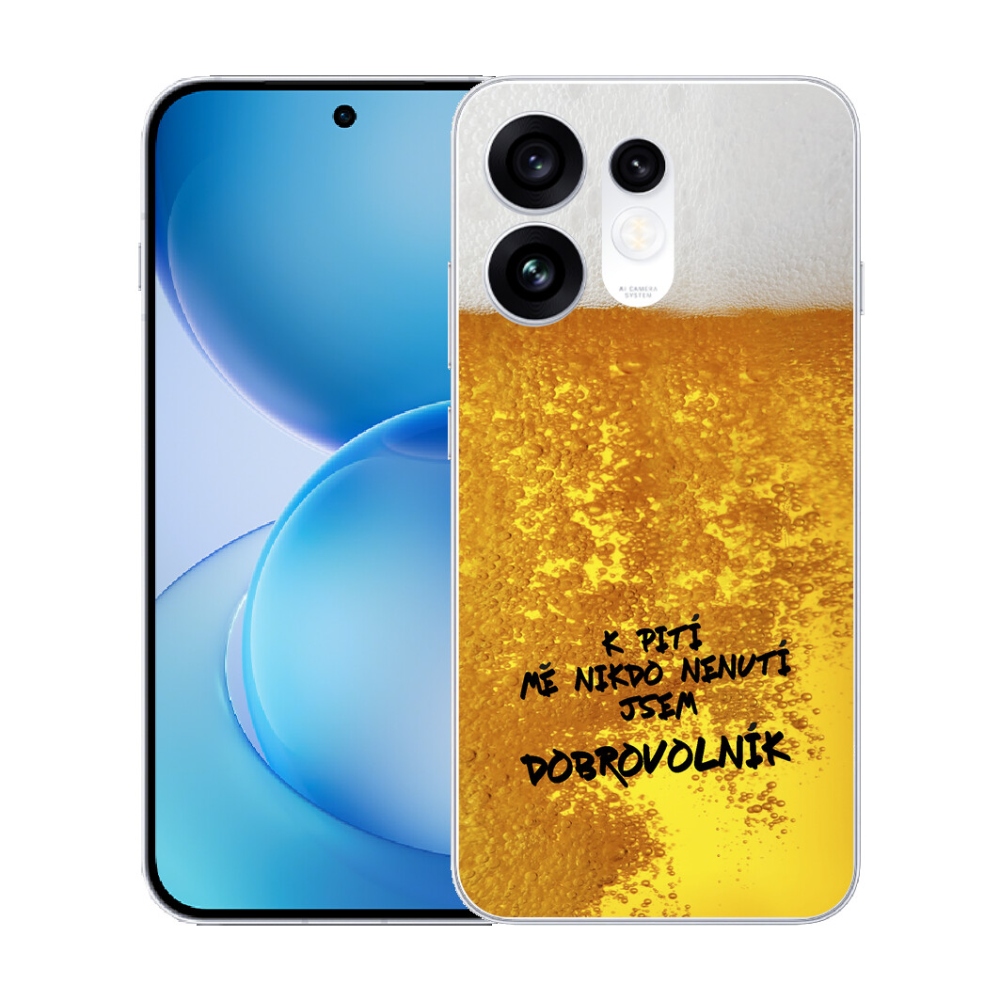 Gélový kryt mmCase na Oppo Reno 16 5G - pivný motív 4