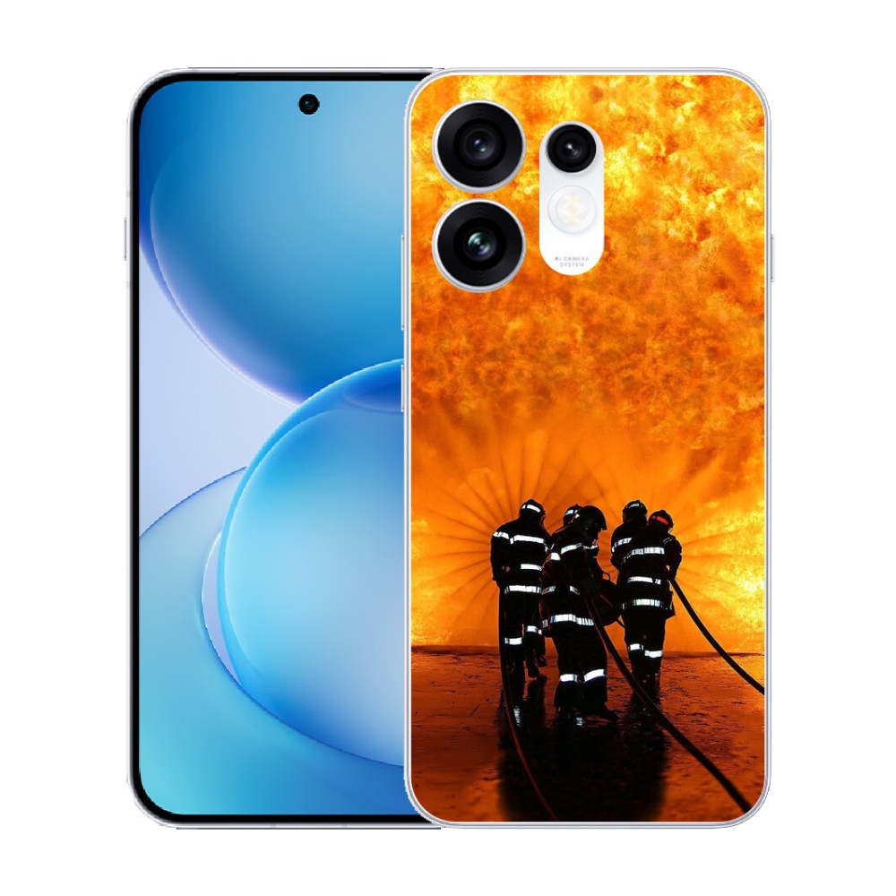 Gélový kryt mmCase na Oppo Reno 16 5G - požiar