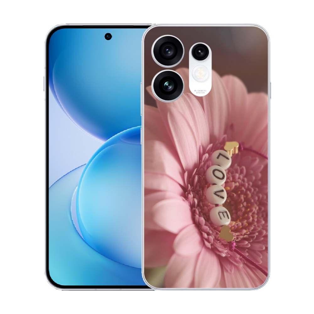 Gélový kryt mmCase na Oppo Reno 16 5G - prívesok love