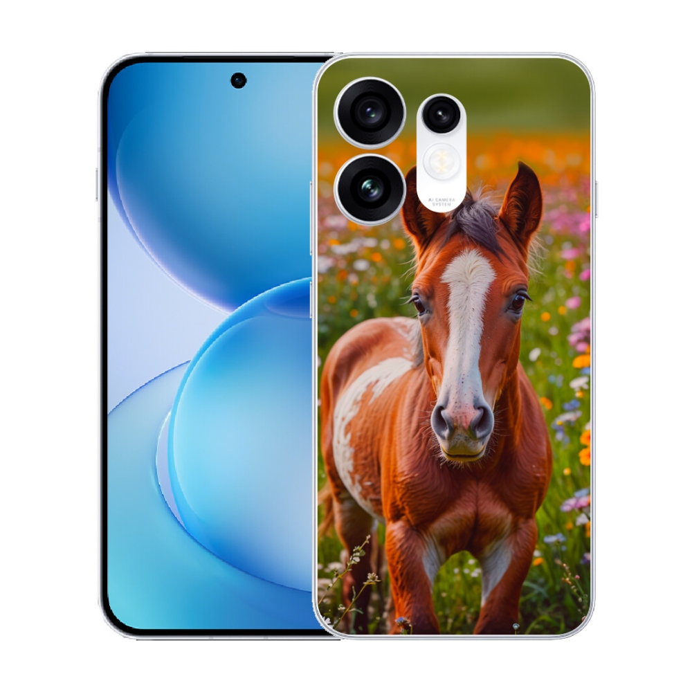 Gélový kryt mmCase na Oppo Reno 16 5G - roztomilé žriebä