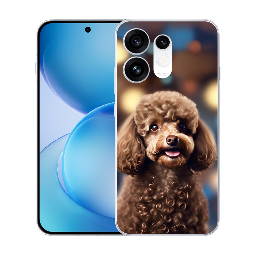 Gélový kryt mmCase na Oppo Reno 16 5G - roztomilý pudel