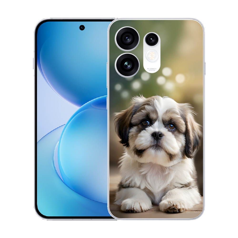 Gélový kryt mmCase na Oppo Reno 16 5G - roztomilý shih-tzu