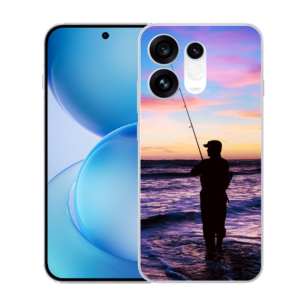 Gélový kryt mmCase na Oppo Reno 16 5G - rybárčenie 1