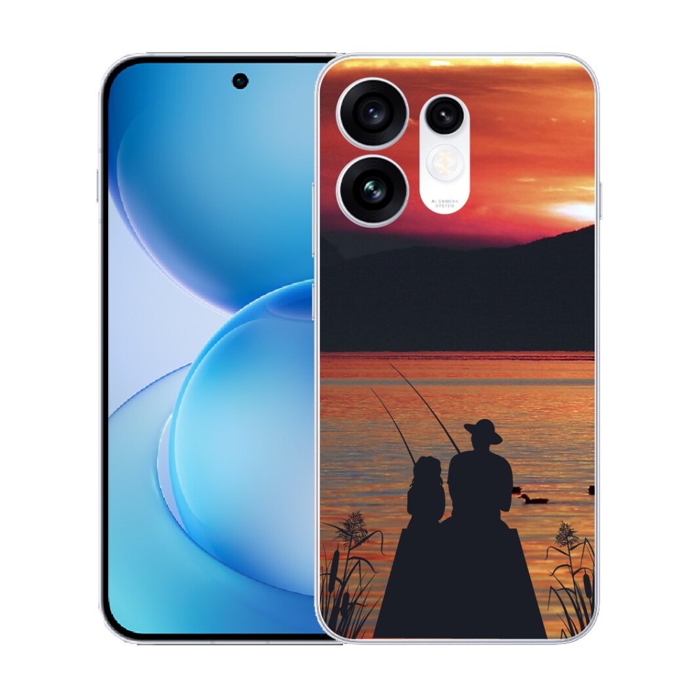 Gélový kryt mmCase na Oppo Reno 16 5G - rybárčenie 3