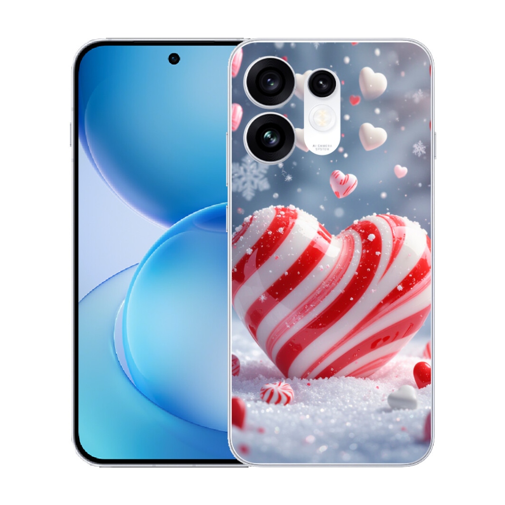 Gélový kryt mmCase na Oppo Reno 16 5G - sladké srdce