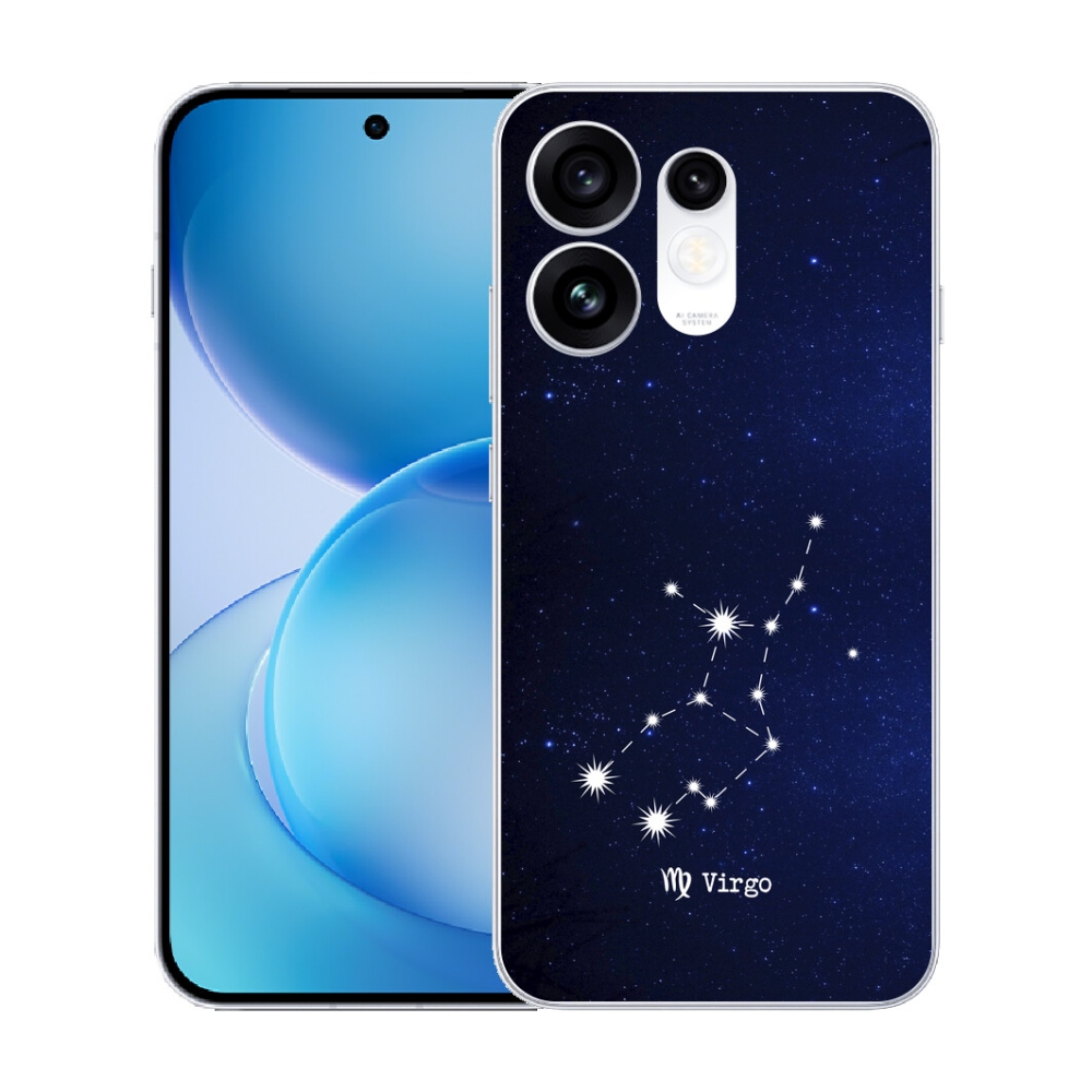 Gélový kryt mmCase na Oppo Reno 16 5G - súhvezdie Panny