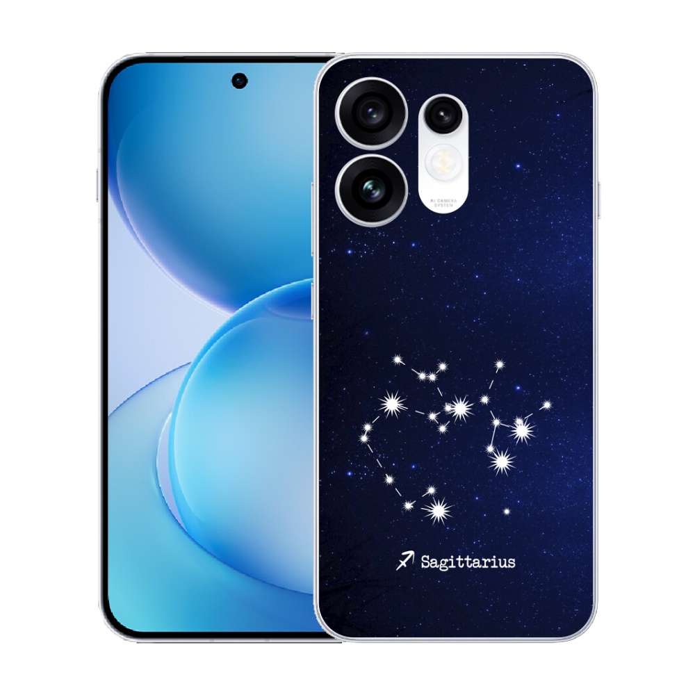 Gélový kryt mmCase na Oppo Reno 16 5G - súhvezdie Strelca
