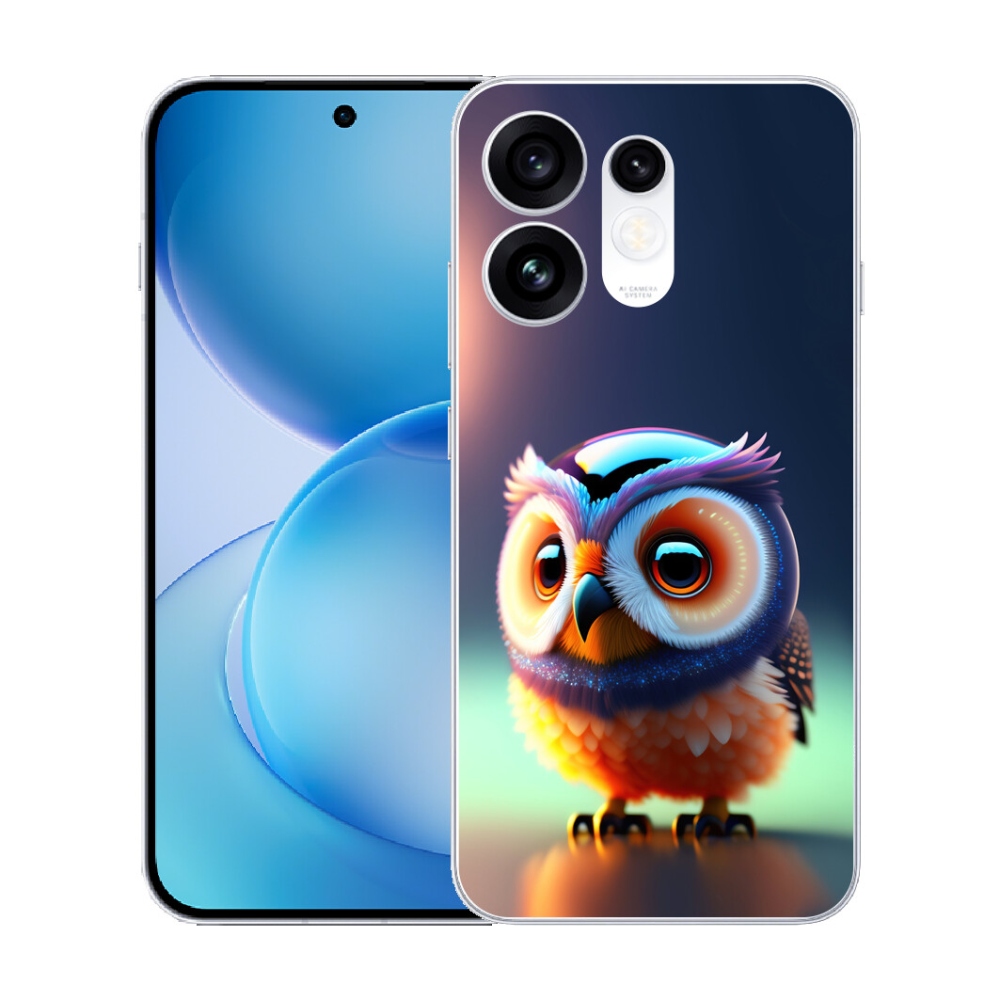 Gélový kryt mmCase na Oppo Reno 16 5G - sovička