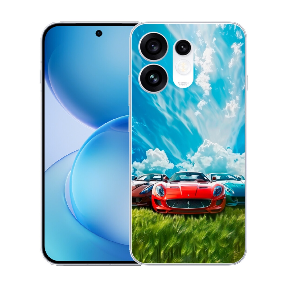 Gélový kryt mmCase na Oppo Reno 16 5G - športové vozidlá