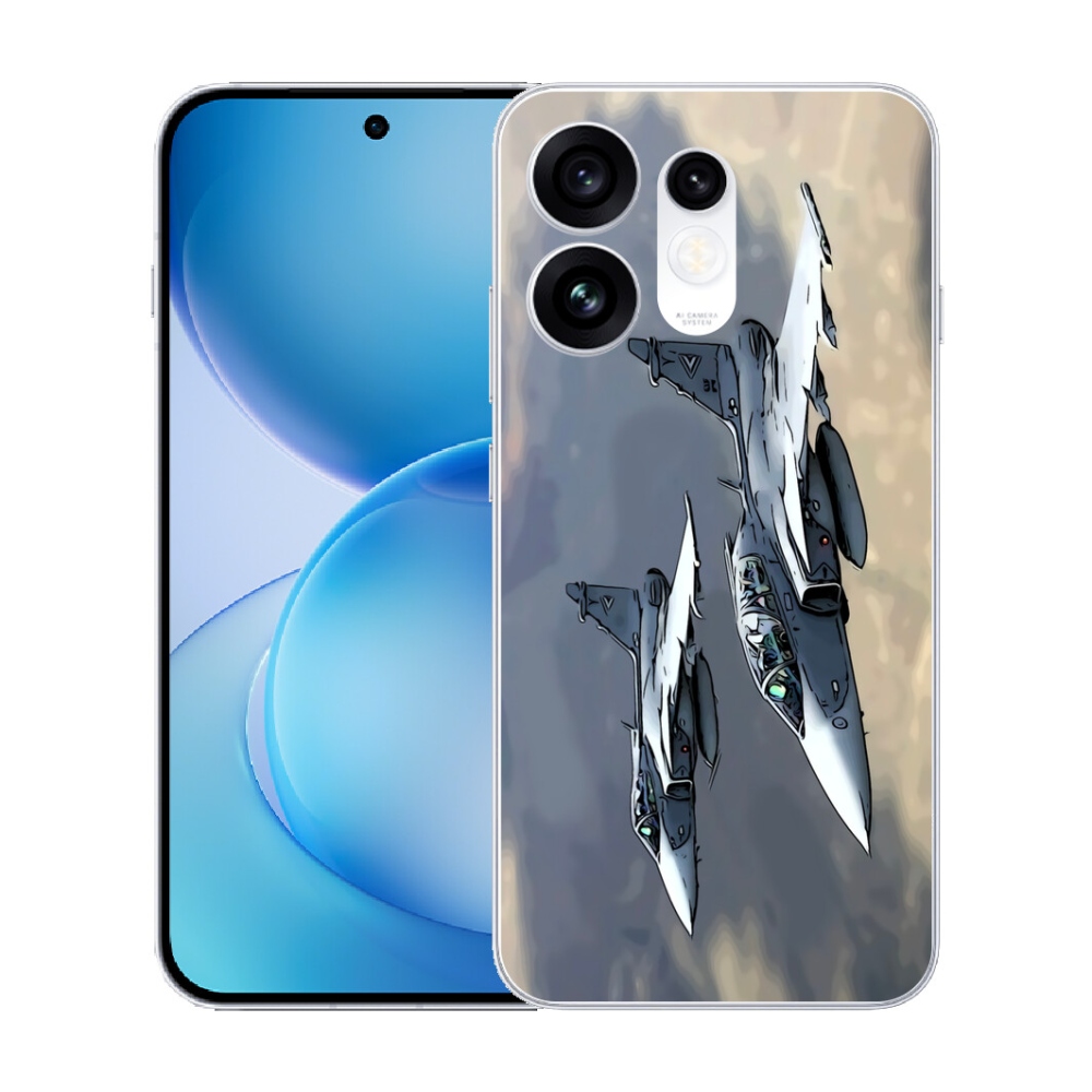 Gélový kryt mmCase na Oppo Reno 16 5G - stíhačky