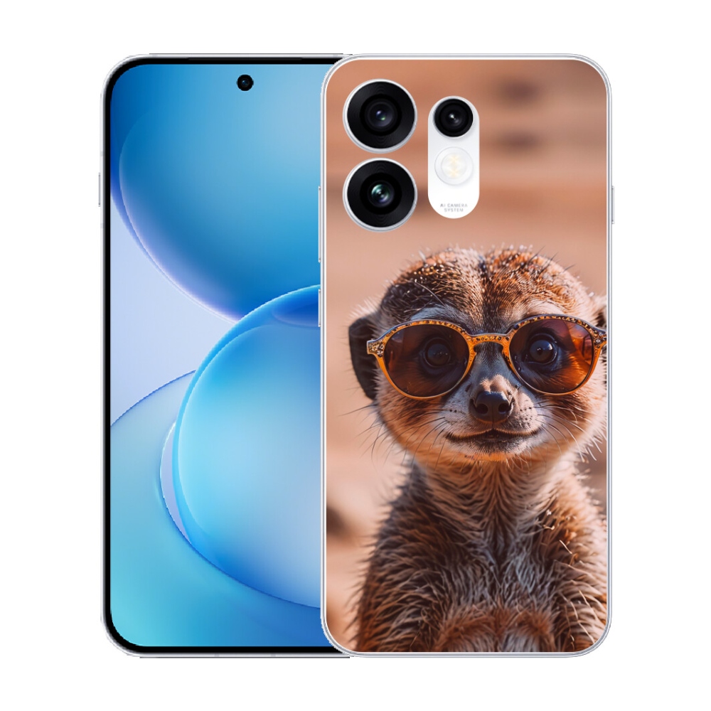 Gélový kryt mmCase na Oppo Reno 16 5G - štýlová surikata