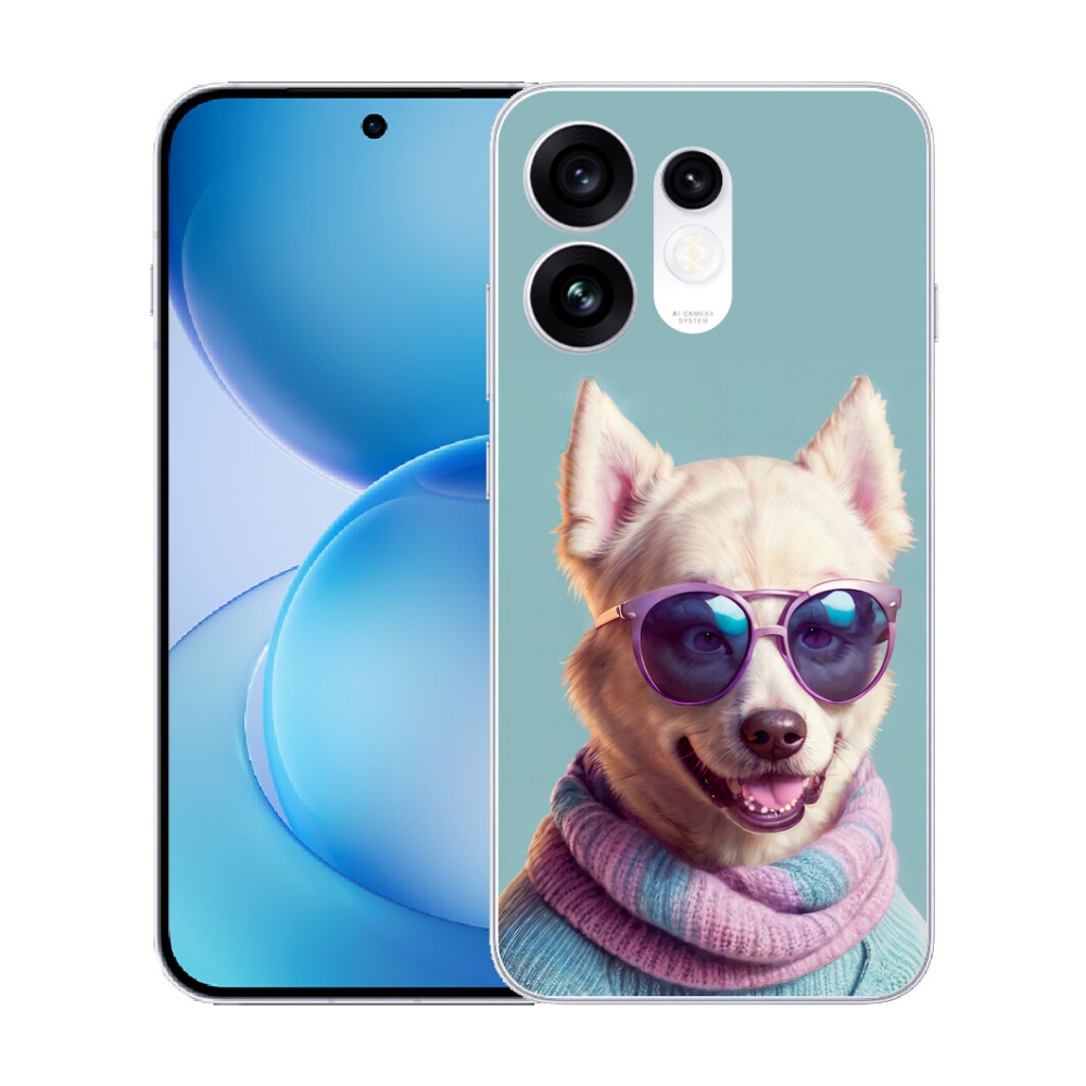 Gélový kryt mmCase na Oppo Reno 16 5G - štýlový nemecký špic