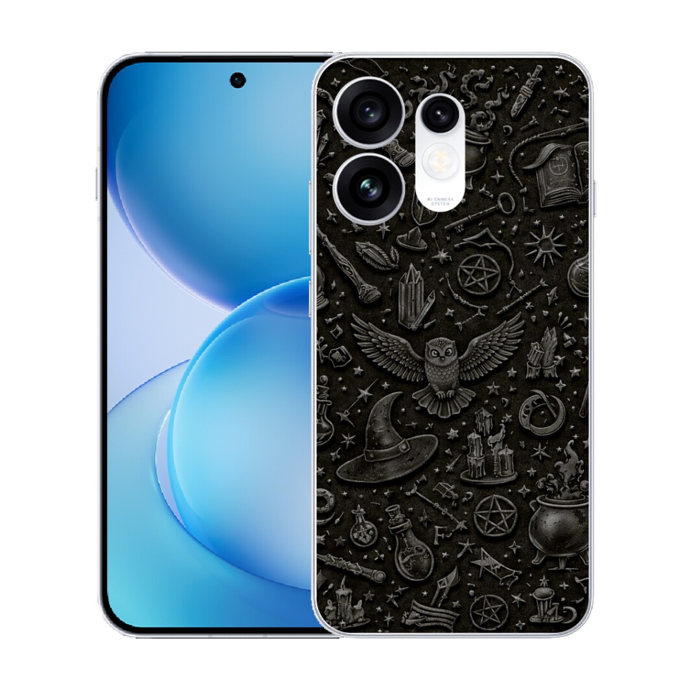 Gélový kryt mmCase na Oppo Reno 16 5G - tmavý magický svet