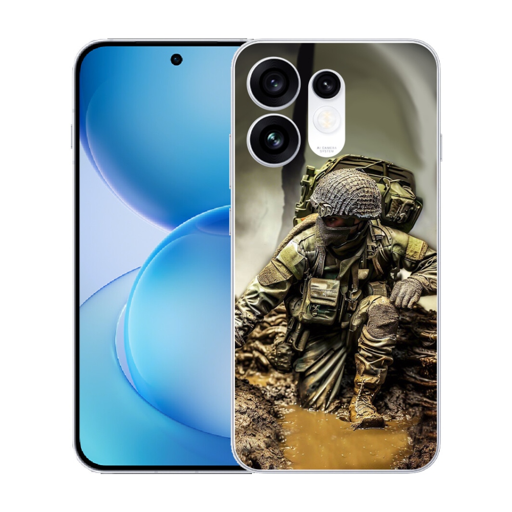 Gélový kryt mmCase na Oppo Reno 16 5G - vojak