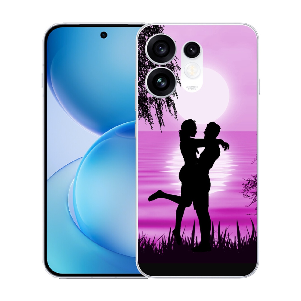 Gélový kryt mmCase na Oppo Reno 16 5G - západ slnka