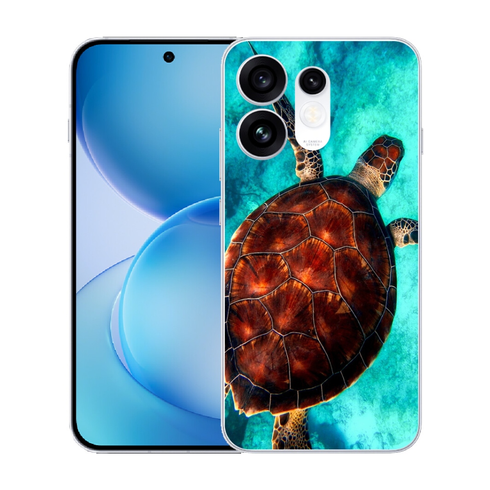 Gélový kryt mmCase na Oppo Reno 16 5G - korytnačka