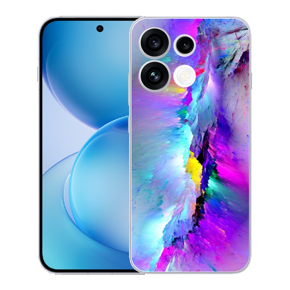 Gélový kryt mmCase na Oppo Reno 16 FS 5G - abstrakt