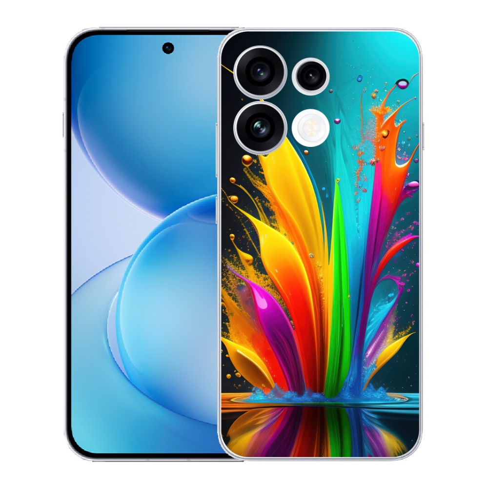 Gélový kryt mmCase na Oppo Reno 16 FS 5G - abstraktný motív 1