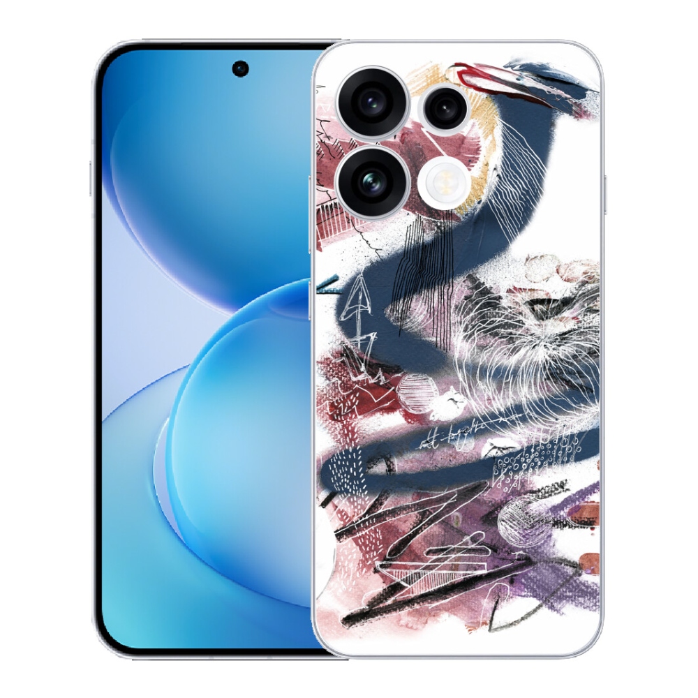 Gélový kryt mmCase na Oppo Reno 16 FS 5G - abstraktný motív 28